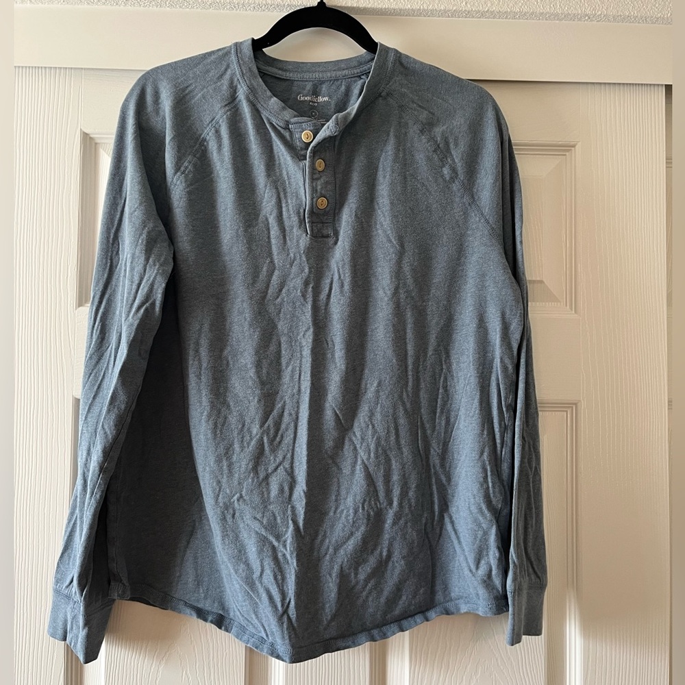 Goodfellow Jersey Henley Shirt